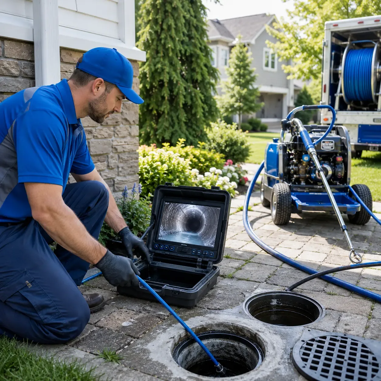 Outdoor drain cleaning professionals serving Peggs, OK